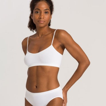 Hanro Touch Feeling midi klassisk rio trusse white Hvid 5