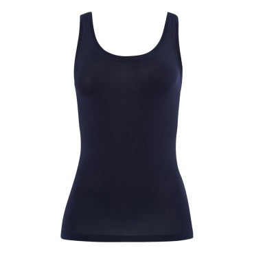 Hanro Touch Feeling tank top deep navy Blå 4