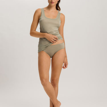 Hanro NY Ultralight tank top bomuld crystal green Grøn 4
