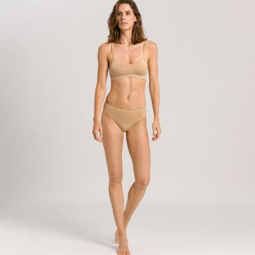 Hanro Touch Feeling bh uden bøjle crop top beige Beige 4