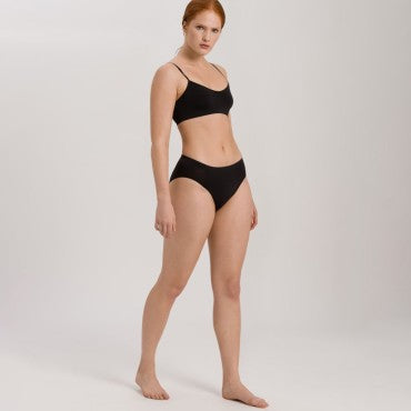 Hanro Touch Feeling bh uden bøjle crop top black Sort 4