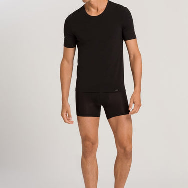 Hanro Natural Function long pants herre-shorts deep black Sort 4
