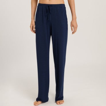Hanro Natural Elegance pyjamas bukser deep navy Blå 1