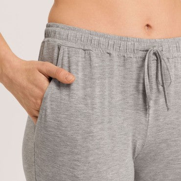 Hanro Natural Elegance pyjamas bukser grey melange Grå 3