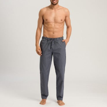 Hanro Night & Day herre-pyjamas bukser casual check sort 2