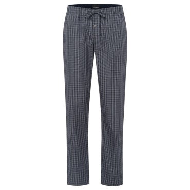 Hanro Night & Day herre-pyjamas bukser casual check sort 5