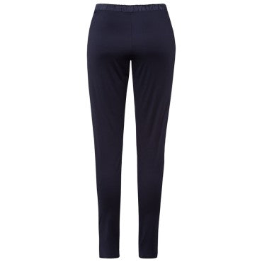 Hanro Grand Central pyjamasbukser lange deep navy Blå 4