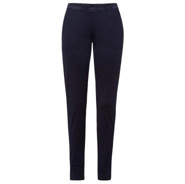 Hanro Grand Central pyjamasbukser lange deep navy Blå 3