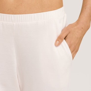 Hanro Grand Central pyjamasbukser lange moonlight Hvid 4