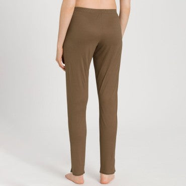 Hanro Grand Central pyjamasbukser lange walnut 2