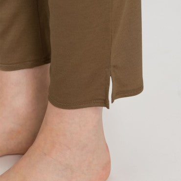 Hanro Grand Central pyjamasbukser lange walnut 4