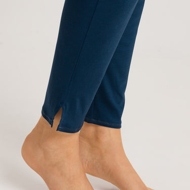 Hanro Grand Central pyjamasbukser lange mystic blue Blå 4