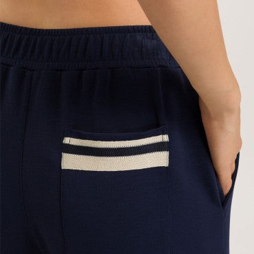 Hanro Madeleine loungewear lange bukser deep navy Blå 4