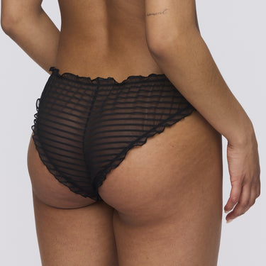 Marie Jo Basyl hipster trusse flæsekant black Sort 3
