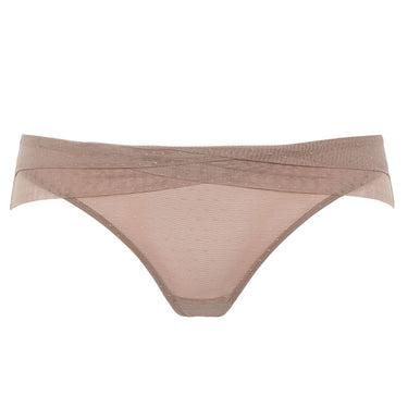 Chantal Thomass Encens Moi plumetis string mink dotted Brun 1
