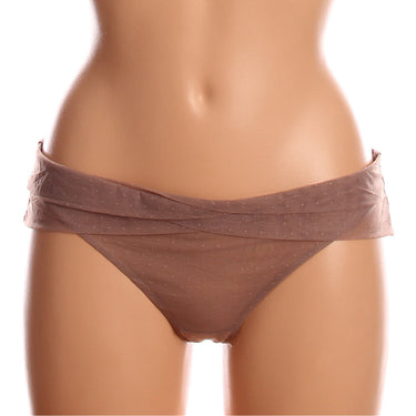 Chantal Thomass Encens Moi plumetis string mink dotted Brun 2