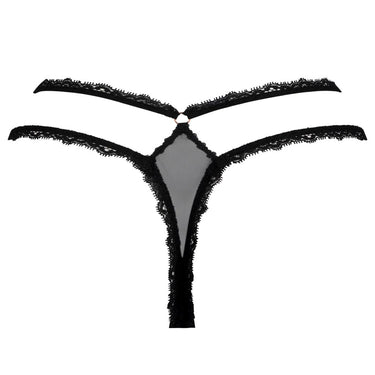 Lise Charmel Feerie Couture lav string black Sort 5