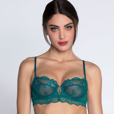 Lise Charmel Sublime en Dentelle bh halv skål balconet vert princess Grøn 1