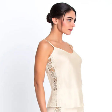 Lise Charmel Princesse Iris camisole bluse/top ecru nacre Hvid 2