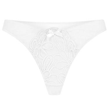 Nelle string white
