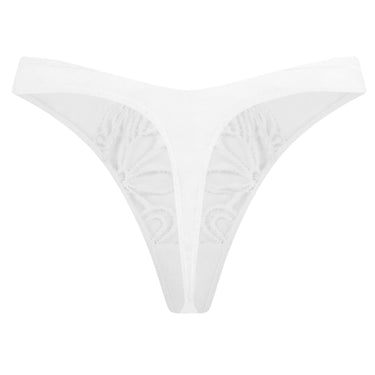 Nelle string white