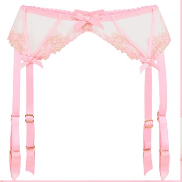 Agent Provocateur Tessy strømpeholder pink/sand Lyserød 4