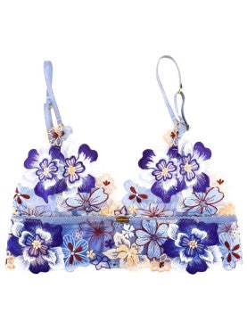 Nette Rose Bonnie bh uden bøjle trekant blue Blå 4