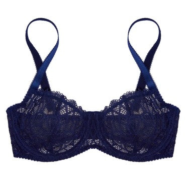 Viola Sky Miss Loulou bh balconet navy blue Blå 2