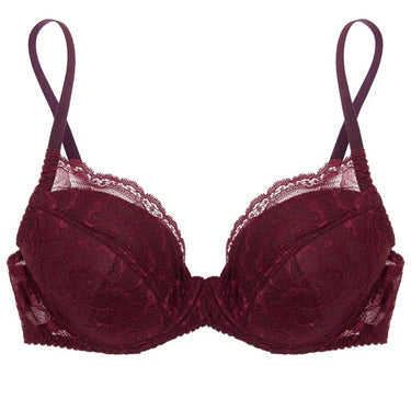 Viola Sky Miss Bloomy bh push-up bordeaux Rød 4