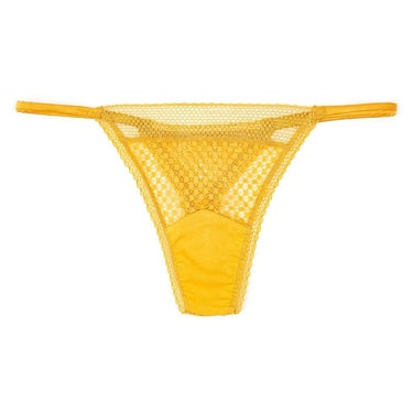 ELSE Lingerie Bella string trusse mango sorbet Gul 3