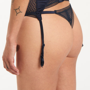 ELSE Lingerie Bella string trusse midnight Blå 2