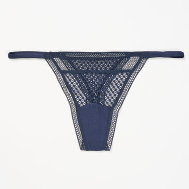 ELSE Lingerie Bella string trusse midnight Blå 4