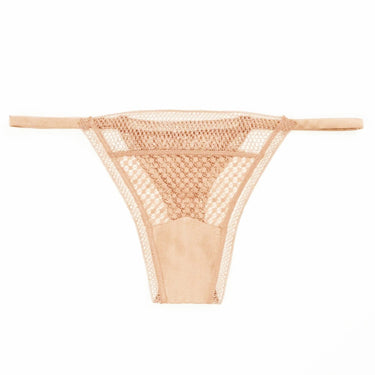 ELSE Lingerie Bella string trusse oat milk Beige 3