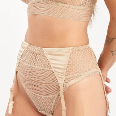 ELSE Lingerie Bella string trusse oat milk Beige 1