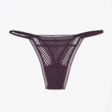 ELSE Lingerie Bella string trusse deep purple Lilla 2