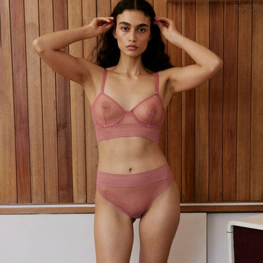 ELSE Lingerie Bare klassisk rio trusse rose dust Lyserød 4