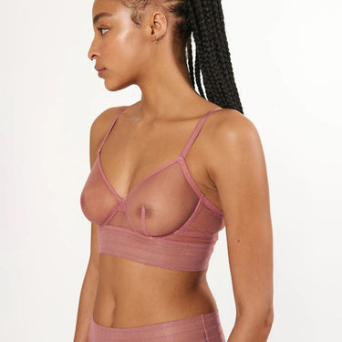 ELSE Lingerie Bare bh long line rose dust Lyserød 4