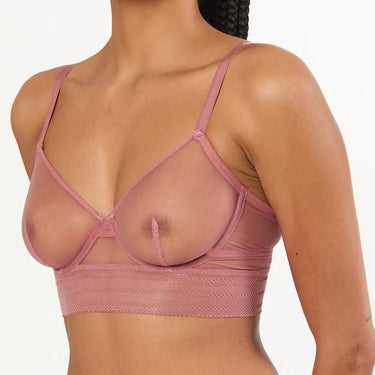 ELSE Lingerie Bare bh long line rose dust Lyserød 7