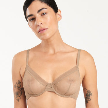ELSE Lingerie Izzy bh med bøjle taupe Brun 1