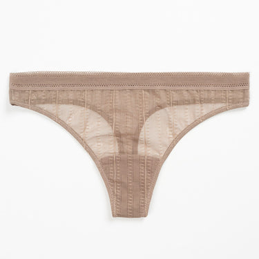 ELSE Lingerie Izzy string trusse taupe Brun 3