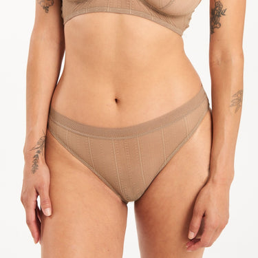 ELSE Lingerie Izzy klassisk rio trusse taupe Brun 1