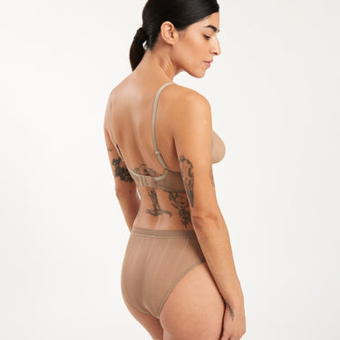 ELSE Lingerie Izzy klassisk rio trusse taupe Brun 2