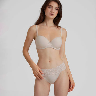 Aubade Sweetessence tanga string skin Beige 3
