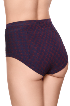 Viola Sky Miss Barbara Høj bikinitrusse navy/red Blå 3