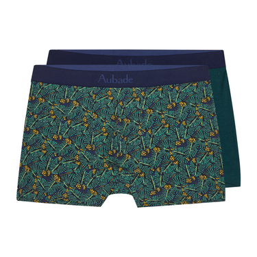 Aubade AubadeMen boxer herre-shorts 2 stk green life Grøn 5
