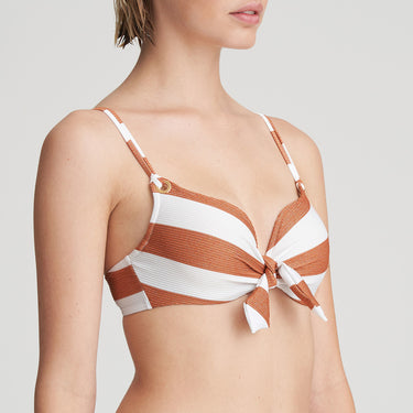 Fernanda bikinitop med bøjle vatteret hjertefacon