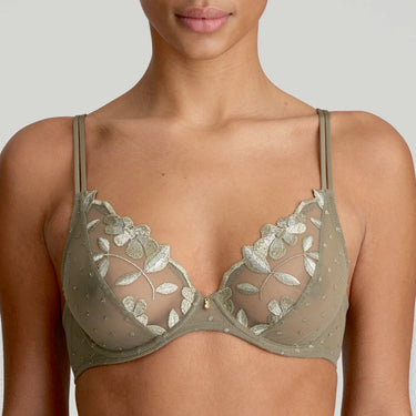Marie Jo Agnes bh plunge dybt V golden olive Grøn 1