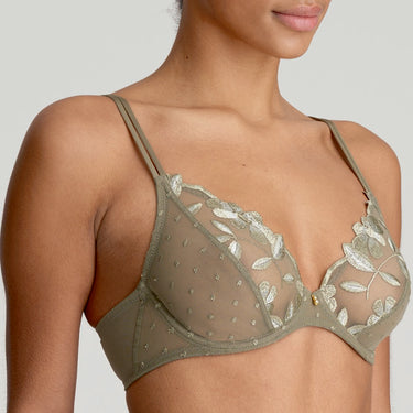 Marie Jo Agnes bh plunge dybt V golden olive Grøn 2