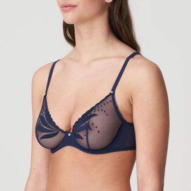 Marie Jo Etoile bh med dybt V sapphire blue Blå 2