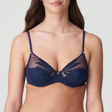 Marie Jo Etoile halvt vatteret bh dybt V sapphire blue Blå 1